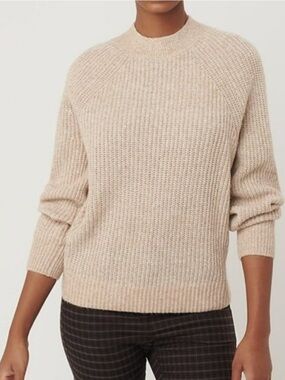 LOFT Stitchy Raglan Sweater XXS